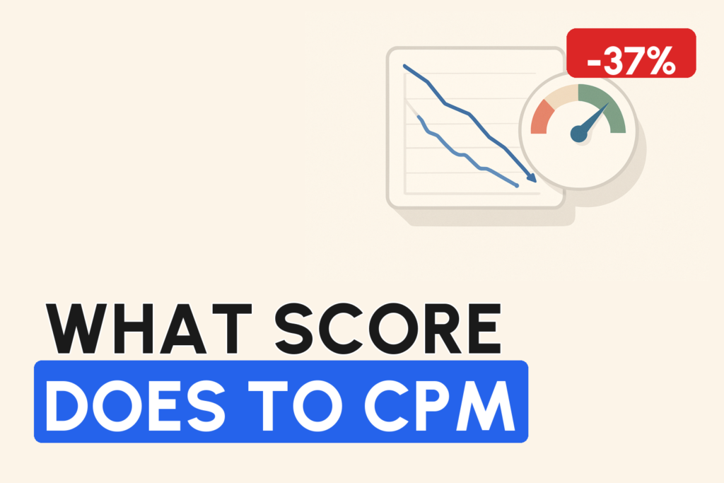 What Fixing Your Feedback Score Does to Your CPMs (Real Data, 2026)