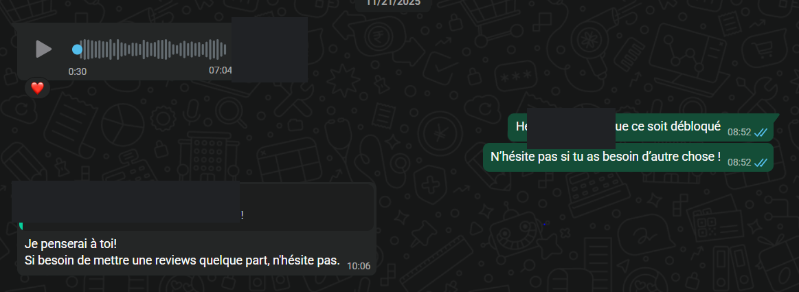 Testimonial: Recovered