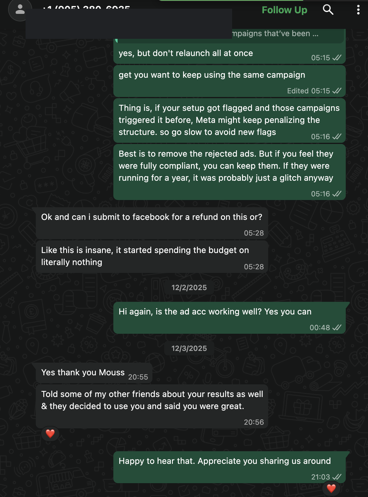 Testimonial: Recovered