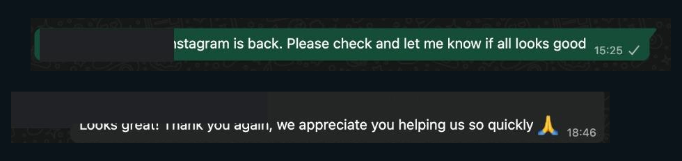Testimonial: Recovered